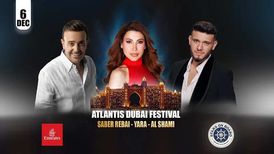 Saber Rebai, Yara & Al Shami live at Atlantis Dubai Festival - Image 1